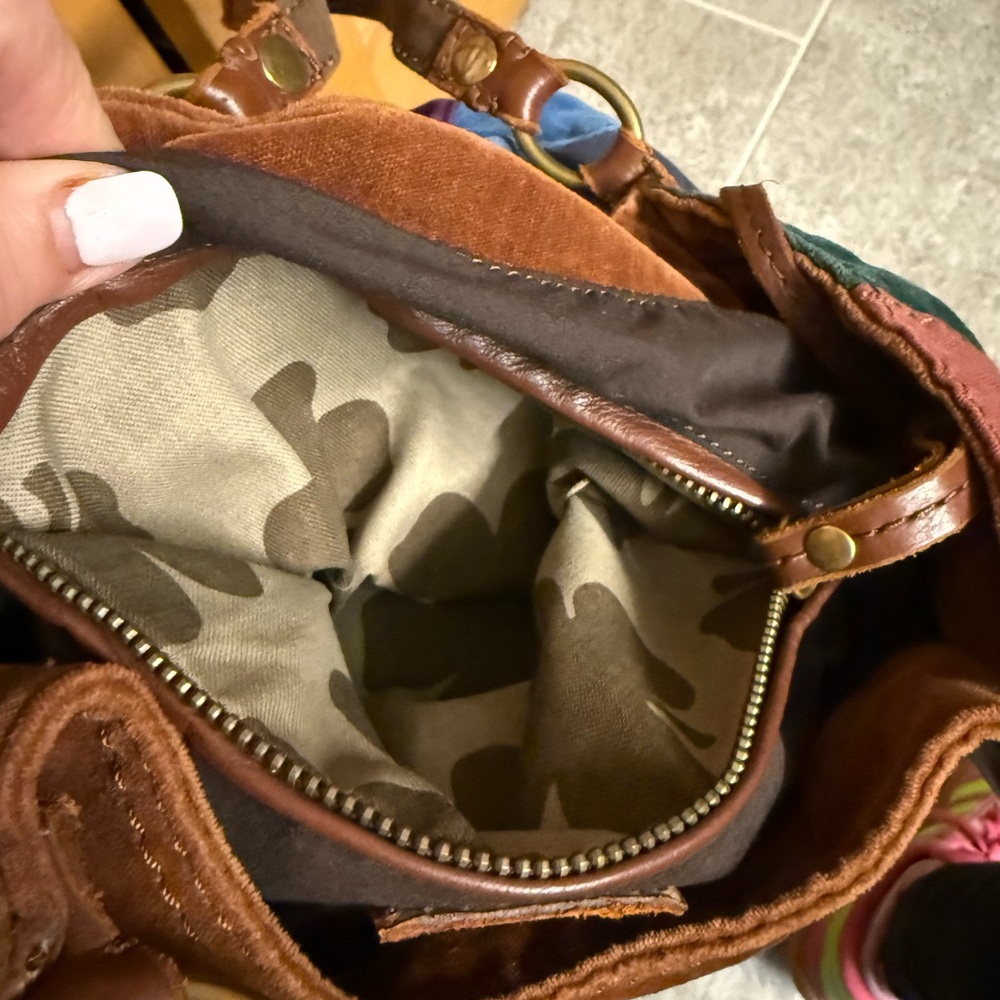 Lucky Brand Colorful Patchwork Hobo Bag - Picture 13 of 13